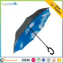 nuevos productos innovadores a prueba de lluvia en el exterior exterior c mango libre paraguas invertido
